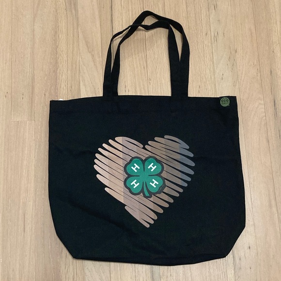 4-H 🍀 Clover Logo Eco-Bag Tote - Picture 3 of 7